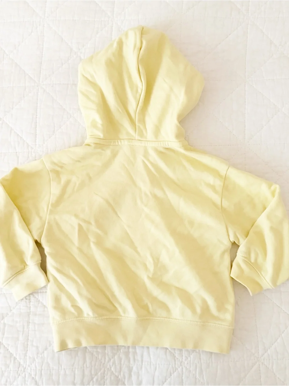 GAP 3T Kids Pale Yellow Zip-Up Hoodie